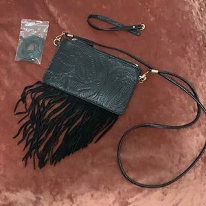 Free people fringe crossbody